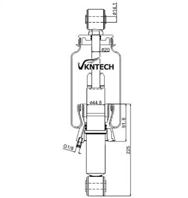 สปริงลมห้องโดยสาร 1076855 20889134 20427897 20721169 20775212 Sachs 895213A Monroe CB0006 แทนที่ด้วย VKNTECH 1S5077 สปริงลมห้องโดยสารคุณภาพสูง