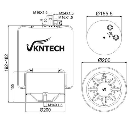 ถุงลมช่วงล่างรถบรรทุกสำหรับ MERCEDES BENZ A 942.320.04.21 Contitech 4390NP03 ใช้ทดแทน VKNTECH 1K4103 MERCEDES BENZ AIR SPRING ATROS MP2MERCEDES BENZ A 942.320.04.21 Contitech 4390NP03