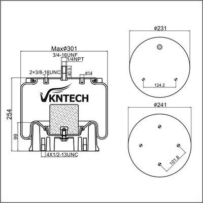 AIR SPRING HENDRICKSON TRAILER S-21208 Contitech 9 10-13.5 S 881 ไฟร์สโตน W01-358-9579 W01-455-7666 W01-358-8800 1T15VP-4